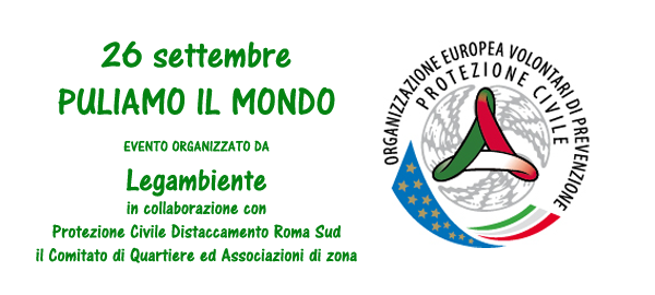 26 settembre Puliamo il Mondo