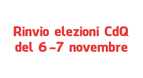Rinvio elezione consiglio direttivo CdQ