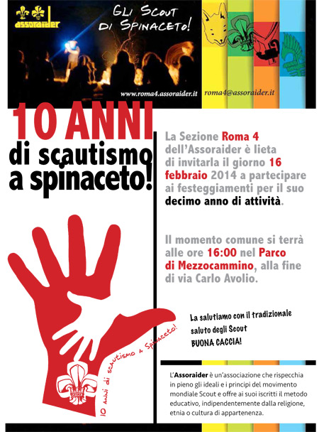 10 anni di scautismo a Spinaceto