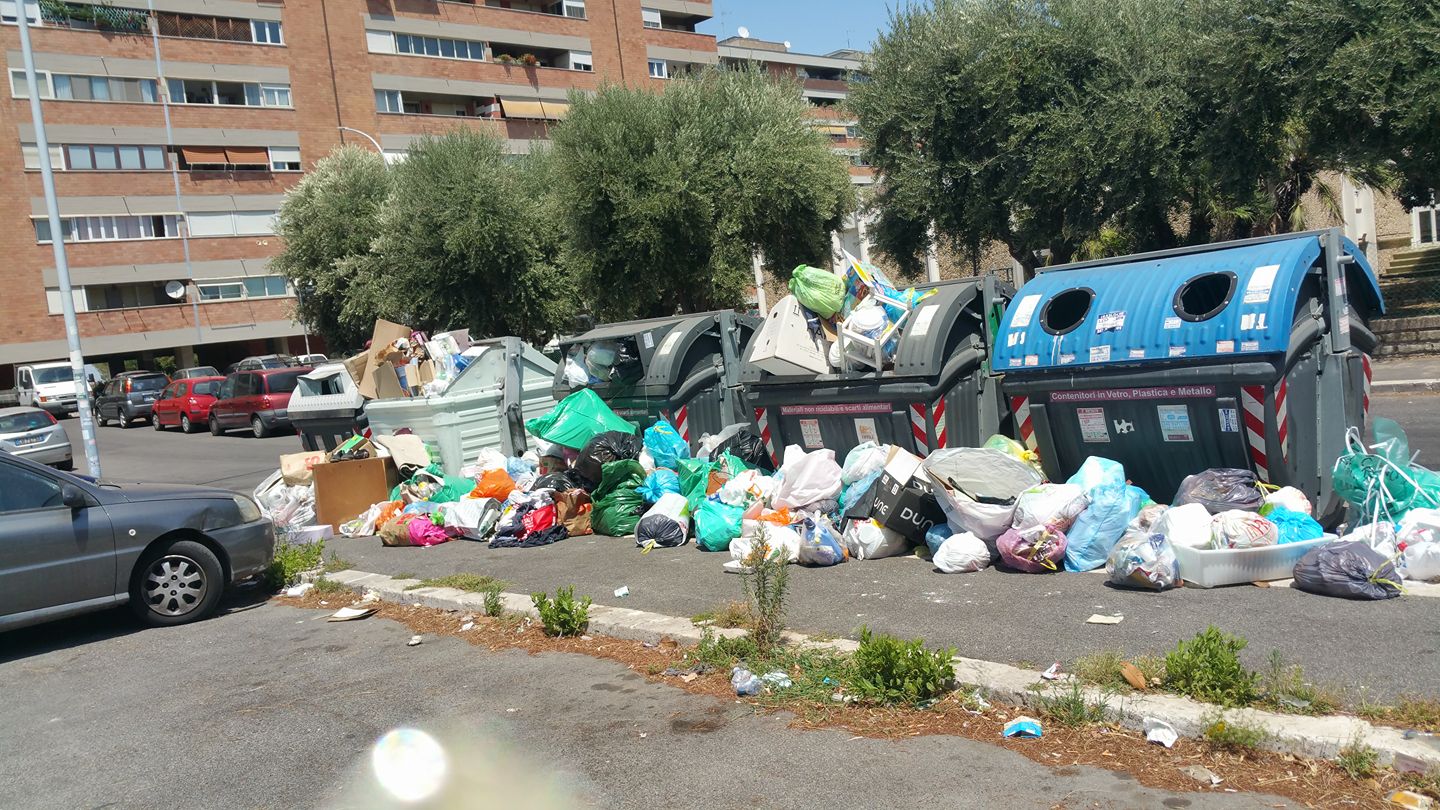 Immondizie nel IX Municipio e nei nostri quartieri.